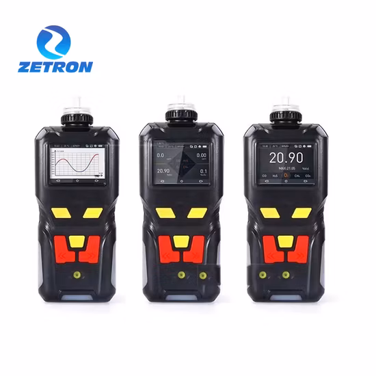 2022 IP66 4 Gas Meter Portable Multi-Gas Detector Lel, Co, H2s, O2 with Battery