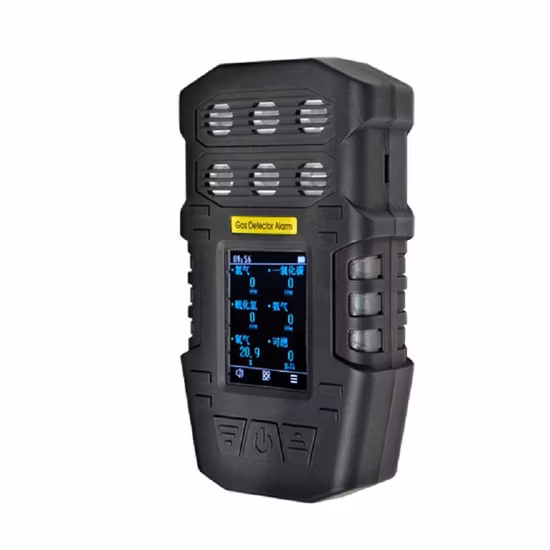 Détecteur de gaz multi-qualité de l'air Portable IP66 6 en 1, compteur de particules de gaz/poussière/Co/CO2/No2/So2/Pm2.5/Pm10